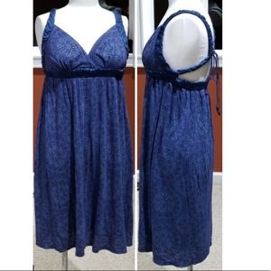 Ella Moss Navy/Blue Dress with Open Back